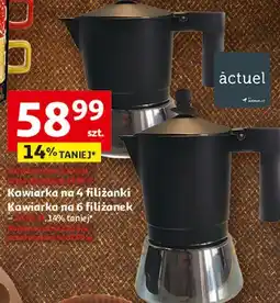 Auchan Kawiarka na 6 filiżanek Actuel oferta