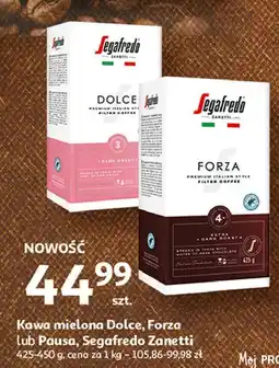 Auchan Kawa Segafredo Pausa oferta