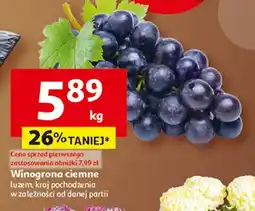 Auchan Winogrona ciemne oferta