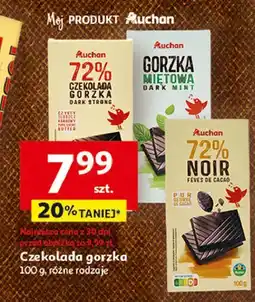 Auchan Czekolada gorzka 72 % Auchan oferta