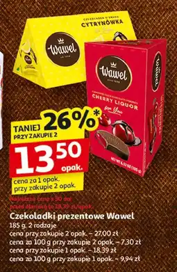 Auchan Czekoladki cytrynówka Wawel oferta