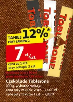 Auchan Czekolada gorzka Toblerone oferta