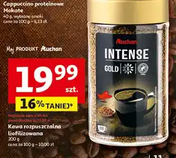 Auchan Kawa gold intenso liofilizowana Auchan Różnorodne (Logo Czerwone) oferta