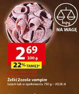 Auchan Żelki vampire Zozole oferta