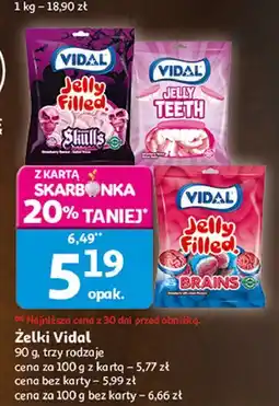 Auchan Żelki brains Vidal oferta
