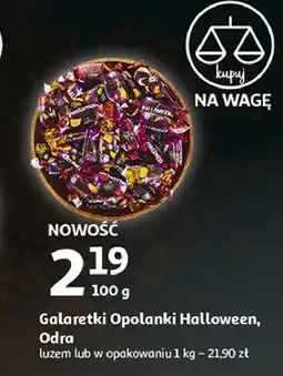 Auchan Cukierki galaretki halloween Odra Opolanki oferta
