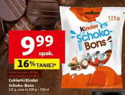 Auchan Cukierki czekoladowe Kinder Schoko-Bons oferta