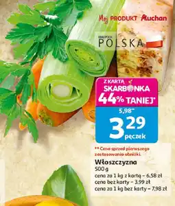 Auchan Włoszczyzna Auchan oferta