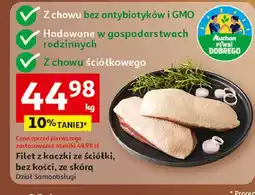 Auchan Filet z kaczki ze ściólki bez kości skórą Auchan Pewni Dobrego oferta