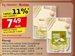 Auchan Pierogi z kapustą i grzybami Auchan oferta