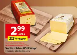 Auchan Ser kasztelan śmietankowy Sierpc oferta