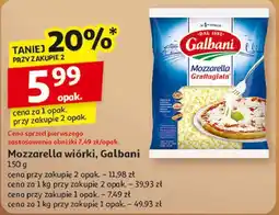 Auchan Ser mozzarella wiórki Galbani oferta