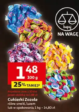 Auchan Cukierki musss Zozole oferta