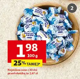 Auchan Cukierki milky splash Roshen oferta