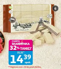 Auchan Wafle podkarpackie z galaretką Delta Bis oferta