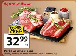 Auchan Mięso wołowe rosołowe z kością oferta