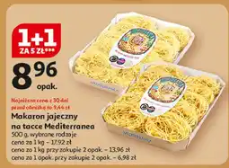 Auchan Makaron jajeczny Mediterranea oferta
