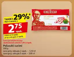 Auchan Paluszki surimi krabowe King Oscar oferta