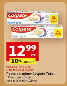 Auchan Pasta do zębów original Colgate Total oferta