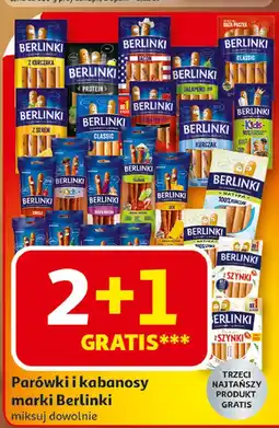 Auchan Kabanosy rajskie tajskie Morliny Berlinki oferta