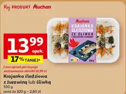 Auchan Krajanka śledziowa z żurawiną kolendrą i liśćmi limonki Auchan Różnorodne (Logo Czerwone) oferta