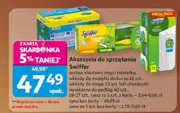 Auchan Chusteczki nawilżane do podłogi Swiffer oferta