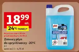 Auchan Zimowy płyn do spryskiwaczy -20c Plak oferta