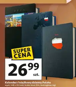 Auchan Kalendarz książkowy a5 dzienny oferta