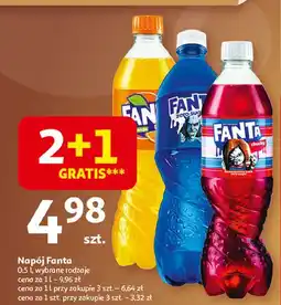 Auchan Napój shokata Fanta Zero oferta