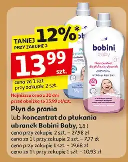 Auchan Płyn do prania ubranek dziecięcych Bobini Baby oferta