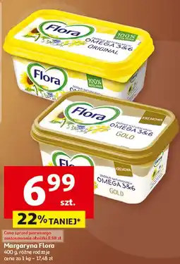 Auchan Margaryna gold Flora Omega 3&6 oferta