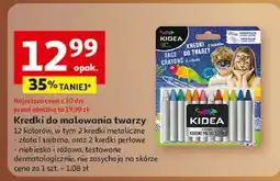 Auchan Kredki do malowania twarzy Kidea oferta