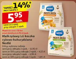 Auchan Kaszka ryżowo-kukurydziana Nestle Proste Zboża oferta