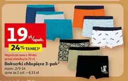 Auchan Bokserki chłopięce Inextenso By Auchan oferta