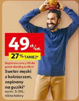Auchan Sweter męski s-3xl oferta