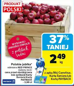 Carrefour Polskie jabłka oferta