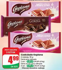 Dino Czekolada Goplana 2 rodzaje oferta