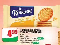 Dino Herbatniki o smaku maślanym Krakuski oferta