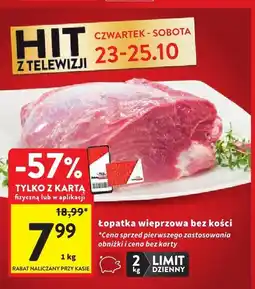 Intermarche Łopatka wieprzowa bez kości Intermarche oferta