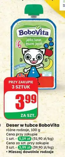 Dino Deser w tubce BoboVita różne rodzaje oferta