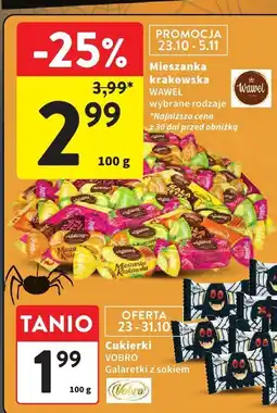 Intermarche Cukierki VOBRO Galaretki z sokiem oferta