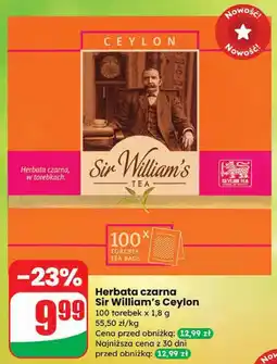 Dino Herbata czarna Sir William's Ceylon oferta