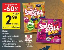 Intermarche Żelki Śmiej Żelki NIMM2 wybrane rodzaje 90-130 g oferta