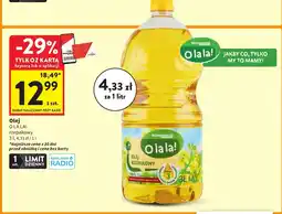 Intermarche Olej rzepakowy O LA LA! 3 l oferta