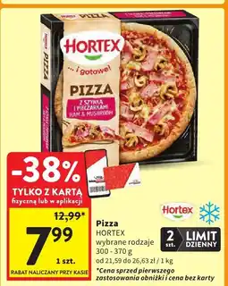 Intermarche Pizza HORTEX wybrane rodzaje oferta