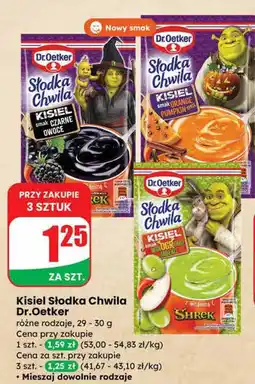 Dino Kisiel Słodka Chwila Dr.Oetker różne rodzaje oferta