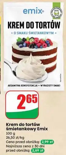 Dino Krem do tortów śmietankowy Emix oferta