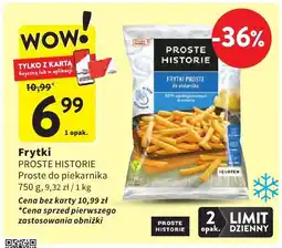 Intermarche Frytki PROSTE HISTORIE Proste do piekarnika oferta