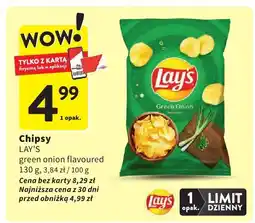 Intermarche Chipsy LAY'S Green Onion flavoured oferta