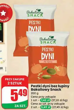 Dino Pestki dyni bez łupiny Bakaliowy Snack oferta